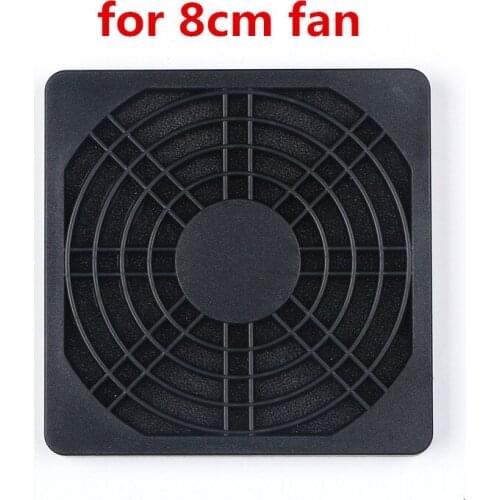 DuoWeiSi 3D Printer Parts 8cm axial fan dust net cover 80 fan three in one plastic dust net filter 87*87mm 8cm fan dust cover
