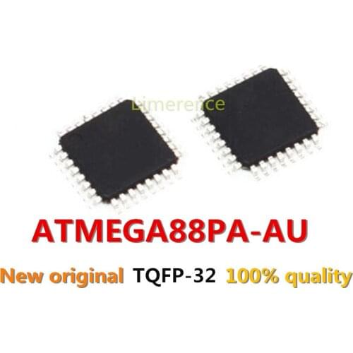 1pcs/lot ATMEGA88 ATMEGA88PA ATMEGA88PA-AU QFP IC MCU 8BIT 8KB FLASH 32TQFP Support the BOM one-stop supporting services