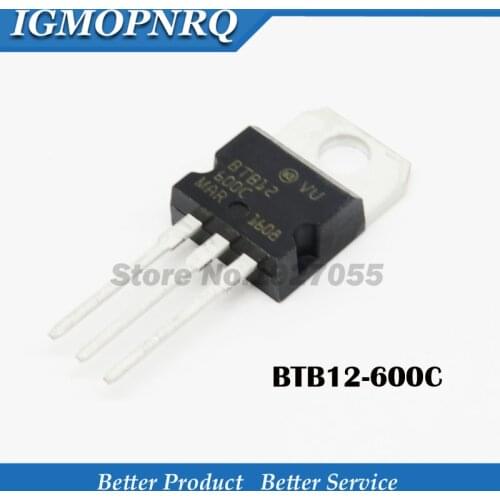10pcs BTB16-600BW TO220 BTB16-600 TO-220 BTB04-600SL BTB04-600 BTB10-800BW BTB10-800 BTB12-600C BTB12-600 BTB16-700SW BTB16-700