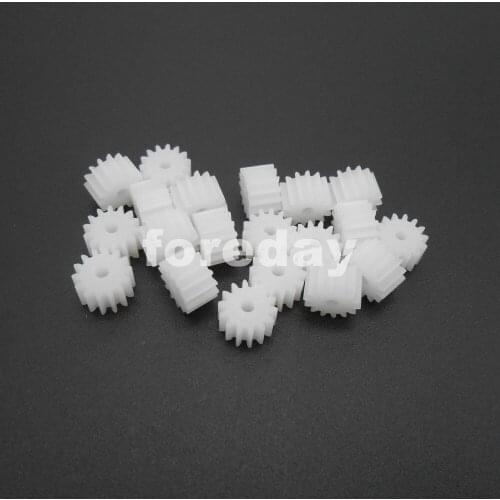 20PCS 0.5M 14T 2A 1.95MM Plastic Spur Gear 0.5 Modulus T=14 Aperture: 2mm DIY Model Accessories 20PCS/LOT *FD224X20