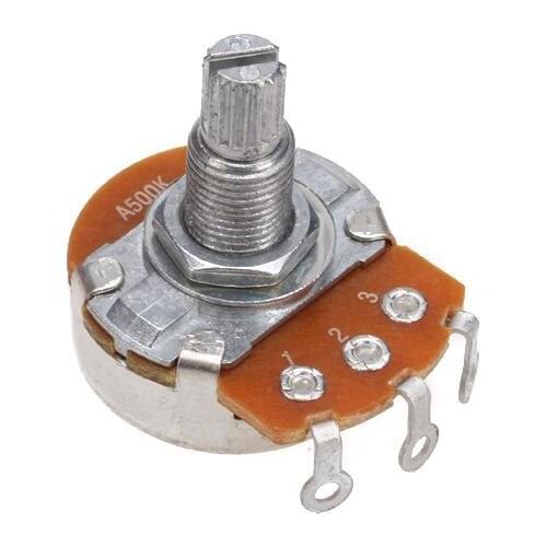2x A500K OHM Big Control Pot Audio Volume Guitar Potentiometer Shaft Split NEW