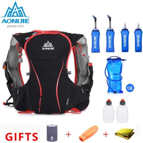 AONIJIE 5L Running Backpack Outdoor Hydration Backpack Sport Bag Super Light Water Bag Running Vest for Climbing Camping Cycling