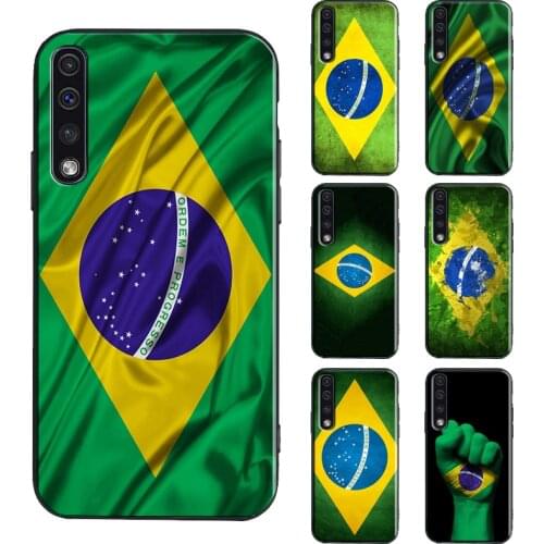 Brazil Flag Phone Case For Samsung A12 A32 A52 A72 A50 A70 A51 A71 A11 A31 A02 A10 A20 A30 S A20e A21S