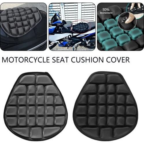Motorcycle Seat Cover Air Pad Motorcycle Air Seat Cushion Cover Pressure Relief Protector for Cruiser Sport Touring Saddles