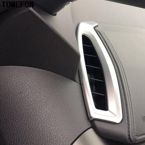 For Toyota CHR 2017 2018 ABS Pearl Chrome Inside Interior Air-Condition Vent Outlet Cover Trim For Left Hand Drive Only
