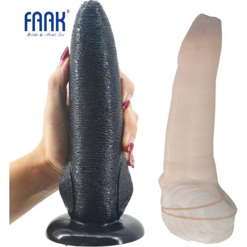 FAAK animal dildo with suction cup panopea abrupta design sex toys for women anal massage porn weired dildo big penis sex shop