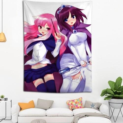 Hot Sale Custom Anime Zero no Tsukaima Printed Tapestry Background Decorative Tapestry Various Sizes Wall Hanging Decor