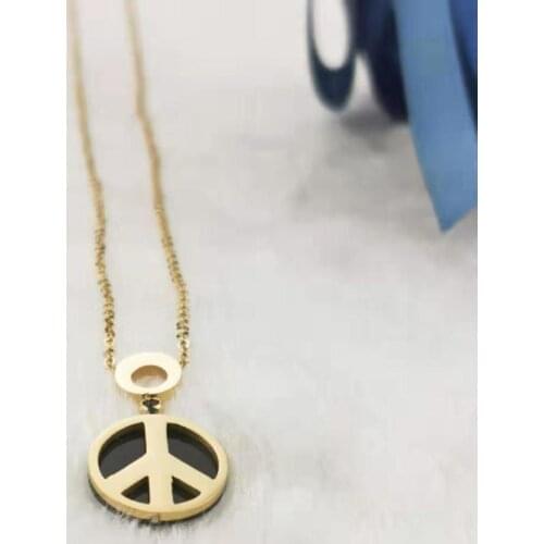 Korean fashion necklace steel