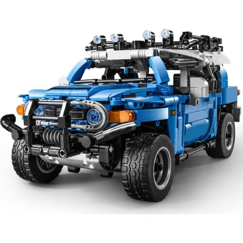 Creative Car Sets land ROver blocks Mechanical Sports Car Building Blocks Off-Road Vehicle Pull Back Car bricks Boy Toys