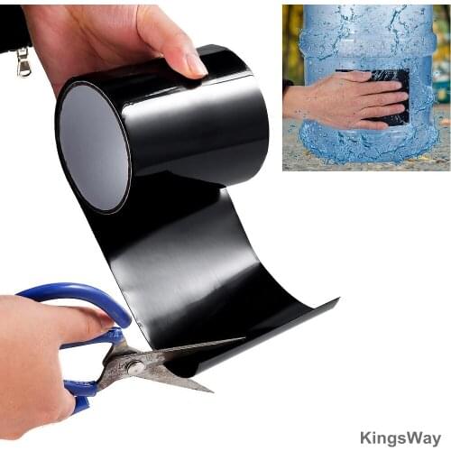 Outdoor Safe Survival Repair Tape Rubber Silicone Waterproof Super Adhesive Bonding Tape Waterproof