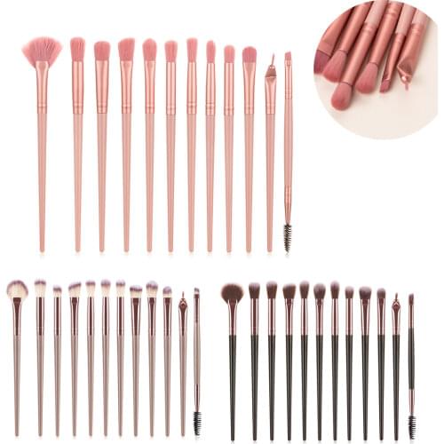 12 pcs/lot Makeup Brushes Set Eye Shadow Blending Eyeliner Eyelash Eyebrow Brushes Eye Shadow BrushFor Makeup New
