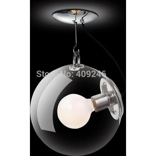 DIY Ceiling Lamp Ball Bubble Clear Glass Pendant Lighting Edison Bulb Home Cafe Bar Dining Room Bedroom Hall Restaurant