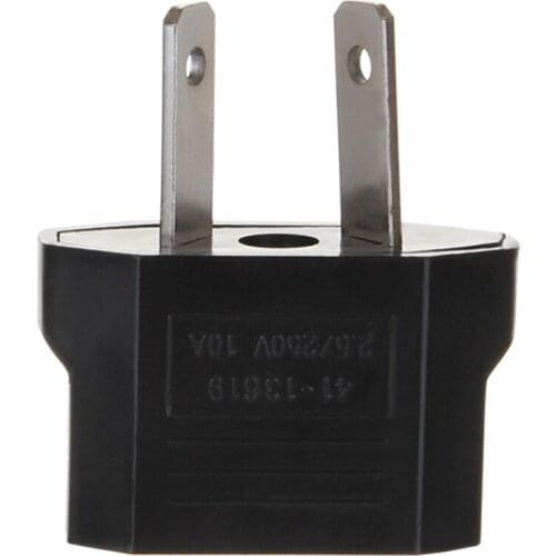 Senzeal ABS Black 2.5V - 250V Power Australian Gauge Plug Adapter Aquarium Electric Outlet Plug Converter: 2 Pin Travel Adapter