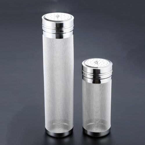 1Pc 7x18cm 7x29cm Reusable 300 Micron Stainless Steel Homebrew Mesh Beer Hop Filter Strainer Dry Hopper Beer Brewing Accessories