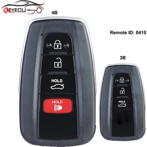KEYECU ASK 314.3MHz/312MHz/433MHz Smart Remote Key 71 Chip TOY12 for 2018-2019 Toyota Avalon Board ID:14FBE-0410