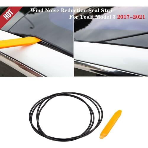 For Tesla Model 3 2017-2021 Skylight glass sealing strip Wind Noise Reduction Seal Strp