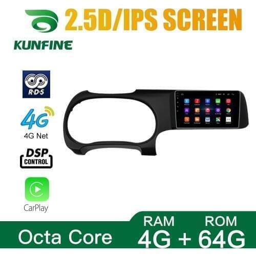 Octa Core 1024*600 Android 10.0 Car DVD GPS Navigation Player Deckless Car Stereo for HYUNDAI I10 2019 RHD LHD Radio Headunit