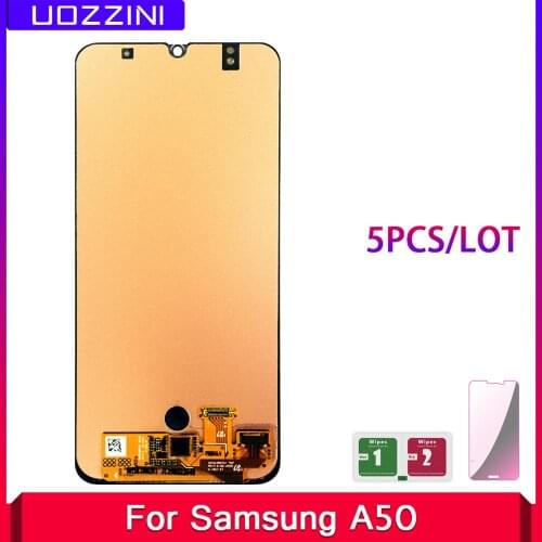 5 Pcs/Lot Lcds For Samsung Galaxy A50 A505F/DS A505F A505FD A505A LCD Display Touch Screen Digitizer Assembly