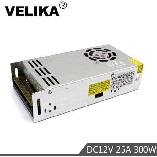 12V 25A 300W Switch Power Supply Driver Switching Voltage Transformer AC 220V 110V Input to DC 12V SMPS For Led Strip Light lamp
