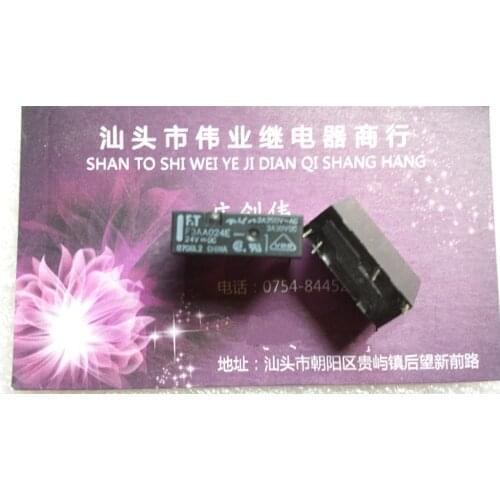 5pcs/lot New F T Relay F3AA024E 24VDC