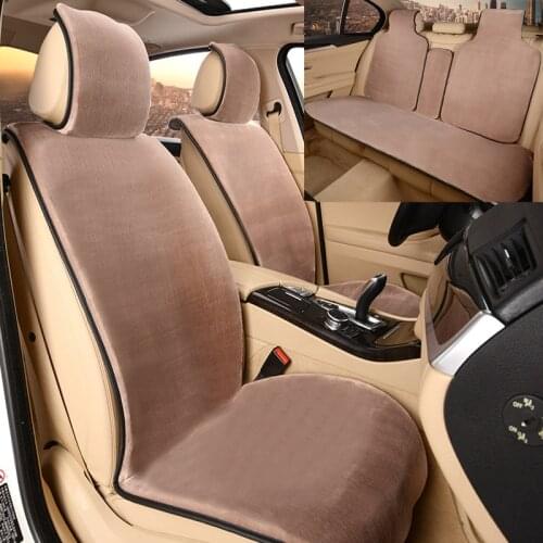 5 -9 kits Car seat cover winter linen cushion new four seasons universal cartoon fabric car full surrounded by seat cover