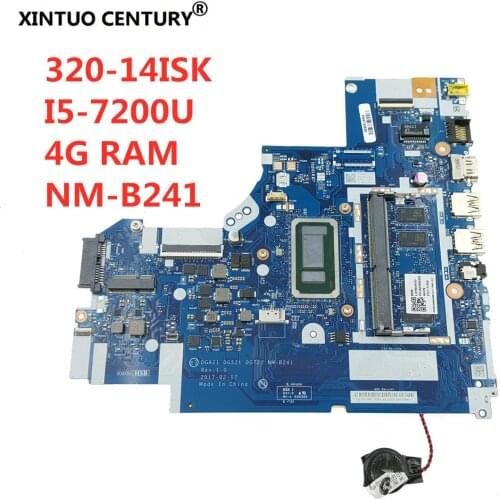 For Lenovo 320-15ISK 520-15ISK laptop motherboard NM-B241 i5-7200U 4GB DG421 DG521 DG721 NM-B241 100% Tested original work