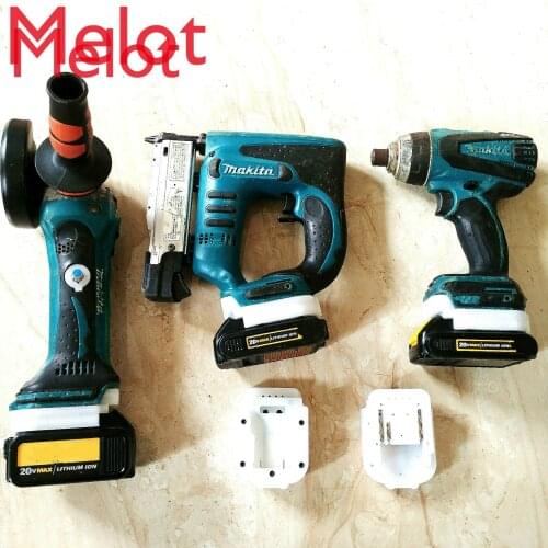 18v20v lithium battery power tools use battery adapter, used for DeWalt Bosch Makitae AGE 20v60v electric tools lithium battery