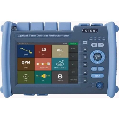 NK6000-T2 1310/1550/1625nm 37/35/35dB Optic Fiber 1625 PON OTDR Tester With VFL OPM Light Source Event Map OLT