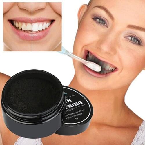 30g Teeth Whitening Powder Activated Bamboo Charcoal Powder Tooth Whitening Scaling Powder Tartar Stain Removal Teeth Whitening
