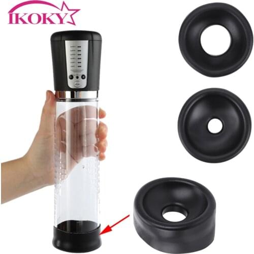 IKOKY Penis Extender Penis Pump Penis Enlargement Penis Trainer Male Masturbator Vacuum Pump Sex Toy For Men Adult Sexy Product