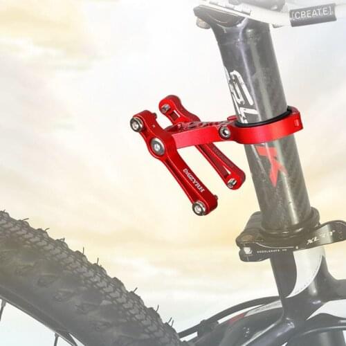 Bicycle mountain bike double bottle cage conversion seat converter bracket multi-function adapter seat accessories