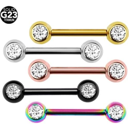 2018 New Product 316L Surgical Steel Sexy Sex Zircon Nipple Ring Barbells Piercing Jewelry