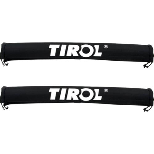 2pcs Car Roof Rack Protector Cargo Rack Carrier Cover for Kayak Racks 59cm