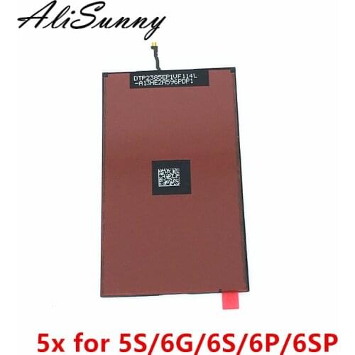 AliSunny 5pcs LCD Backlight for iPhone 6 6S 7 Plus 6Plus 4.7'' 6SP 5S 5 5G Display Back Light Flim (No 3D ) Repair Parts
