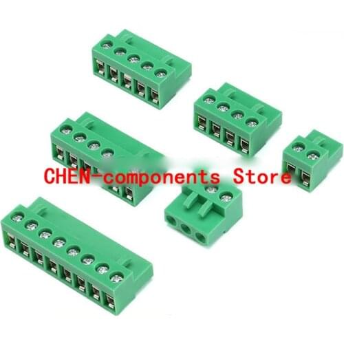 10pcs Plug only HT508K 2P 3P 4P 5P 6P 8P pluggable terminal spacing 5.08MM