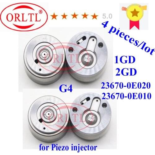 4 pieces/lot ORLTL Original New G4 Piezoelectric Injector Nozzle Valve For 1GD 2GD 23670-0E020 23670-0E010 236700E020 236700E020