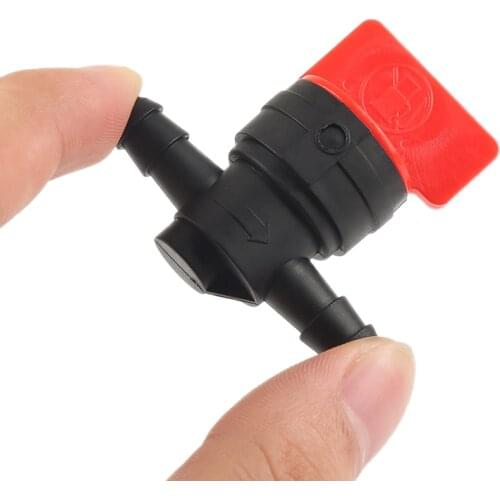 Car Accessories 1/4 inch Straight Inline Fuel Shut Off/ Cut off Gas Valve for Motorcycle Outdoor Small Engine Valve