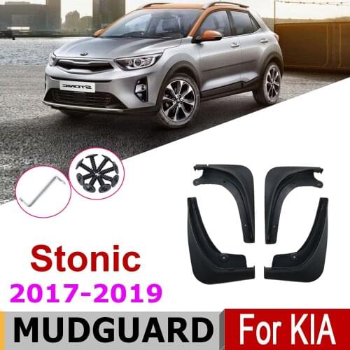 Car Mudflap For Kia Stonic 2019-2017 Front Rear Fender Mud Flaps Guard Mudguard Splash Flap Accessories 2019 2018 2017