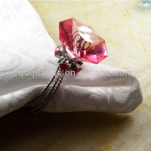 Decoration wedding crystal napkin ring napkin ring and party decoration napkin ring