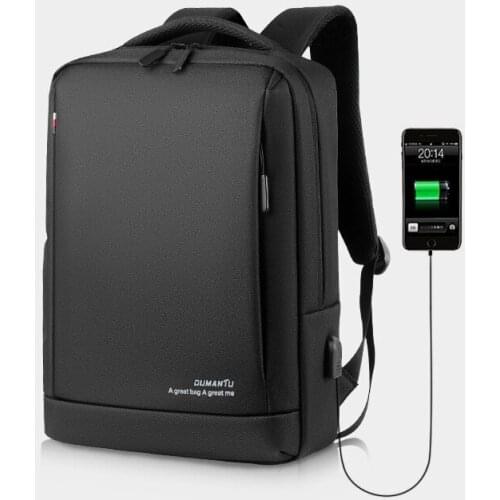 2019 Business Backpack for Laptop 15.6 Inch Fashion Waterproof Oxford Cloth Teenagers For Men Backpack USB Charging Travel Bag