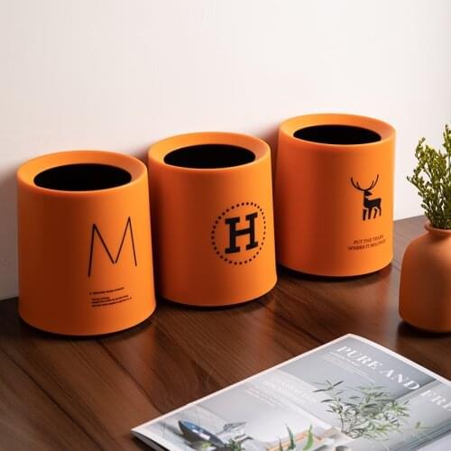 Double-layer Mini Desktop Trash Can Plastic Kitchen Storage Bucket Home Cleaning Accessories