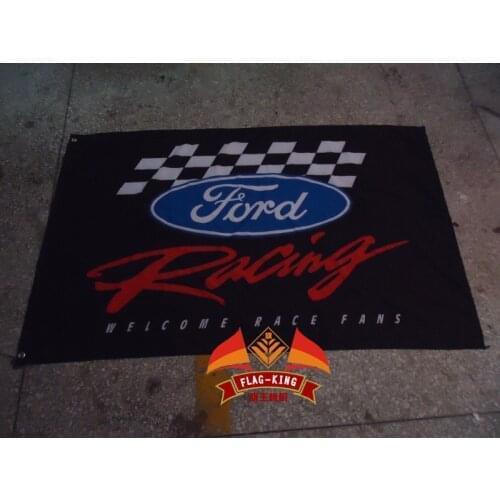 Ford car racing team flag,Ford car club banner,90*150CM polyster flagking brand flag