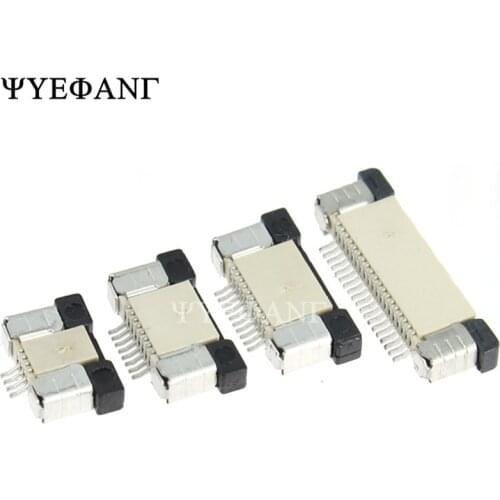 5pcs FFC FPC connector 0.5mm Pull-in Top Contact SMD Connector 4 6 8 10 12 14 16 20 22 24 26 28 30 32 34 36 40 50 Pin