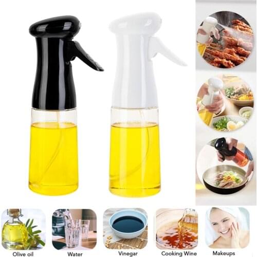 Kitchen Oil Bottle 210ml Oil Spray Bottle Cooking Baking Vinegar Mist Sprayer Barbecue Spray Bottle Cooking Grilling Roasting