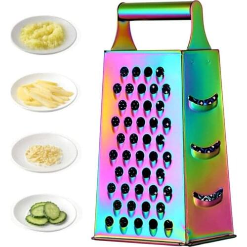Multi-Functional Vegetable Carrot Cutter Potato Slicer Kitchen Utensils Rainbow Zester Fruit Cheese Grater Kitchen Accessories