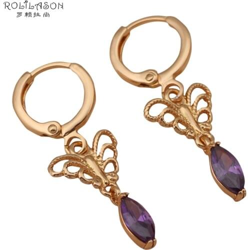 ROLILASON Women's Gold Earrings