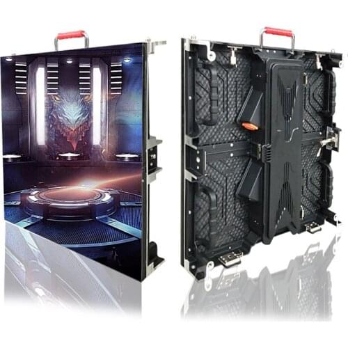 Factory Delivery LED Matrix Panel P3.91 Indoor,SMD2121 500x500mm Die Cast Aluminum Cabinet Rental