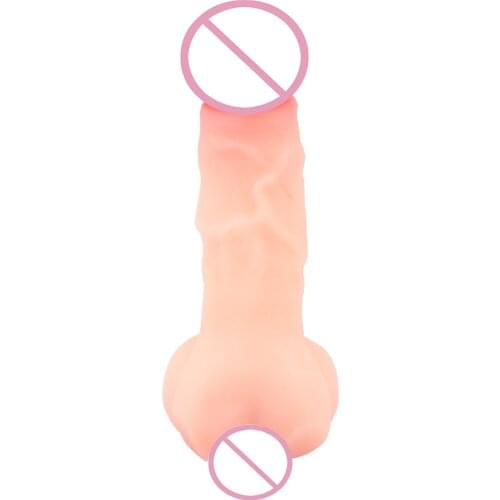 Female Masturbation Sex Toys for Woman Man Gay Vaginal Sex Dildo Enlarge Sleeve Dildo Realistic Dildo Super Soft Dildo
