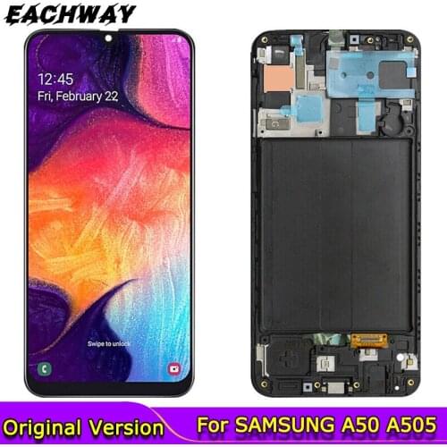 LCD for SAMSUNG Galaxy A50 A505 Display Touch Screen Digitizer Assembly A50 2019 A505F LCD For SAMSUNG A50