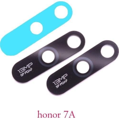10pcs/lot new origina rear back camera glass lens for Huawei Honor 7A
